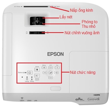 may chieu epson eb 970 tren